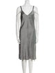 Helmut Lang V-Neck Midi Length Dress