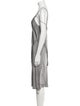 Helmut Lang V-Neck Midi Length Dress