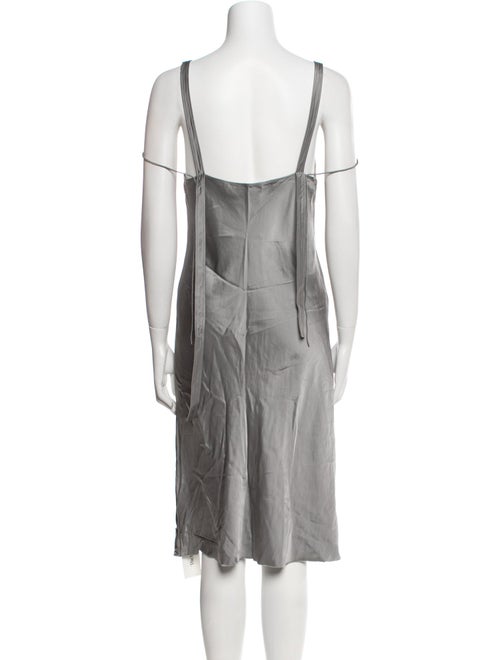 Helmut Lang V-Neck Midi Length Dress