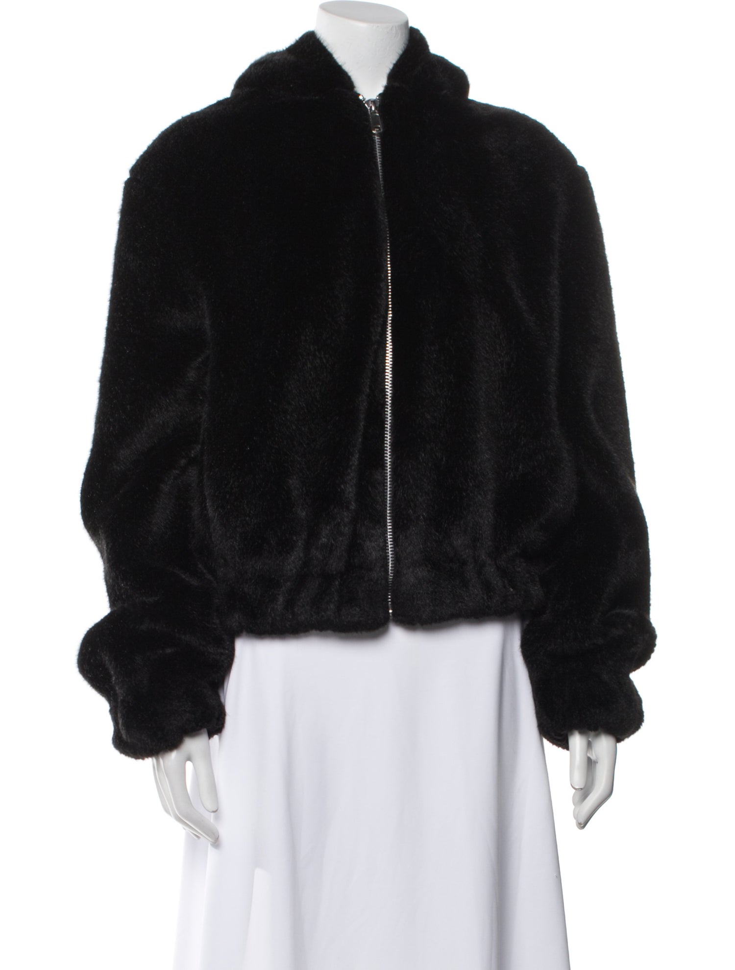 Helmut Lang Faux Fur Faux Fur Jacket