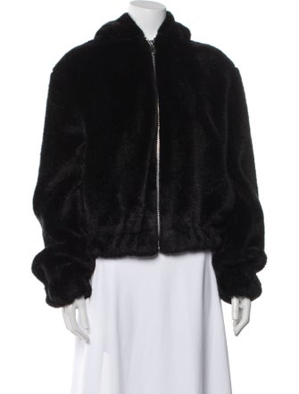 Helmut Lang Faux Fur Faux Fur Jacket