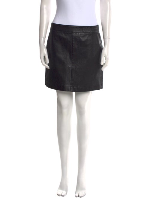 Helmut Lang Lamb Leather Mini Skirt