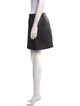 Helmut Lang Lamb Leather Mini Skirt