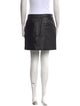 Helmut Lang Lamb Leather Mini Skirt