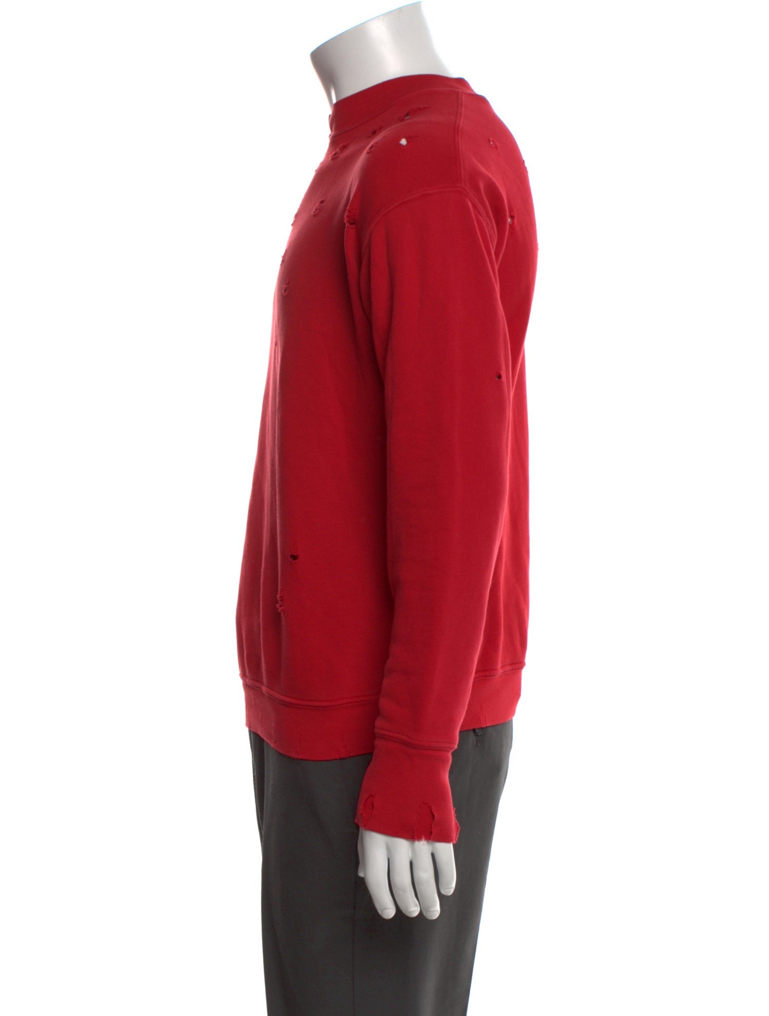 Helmut Lang Mock Neck Long Sleeve Polo Sweater