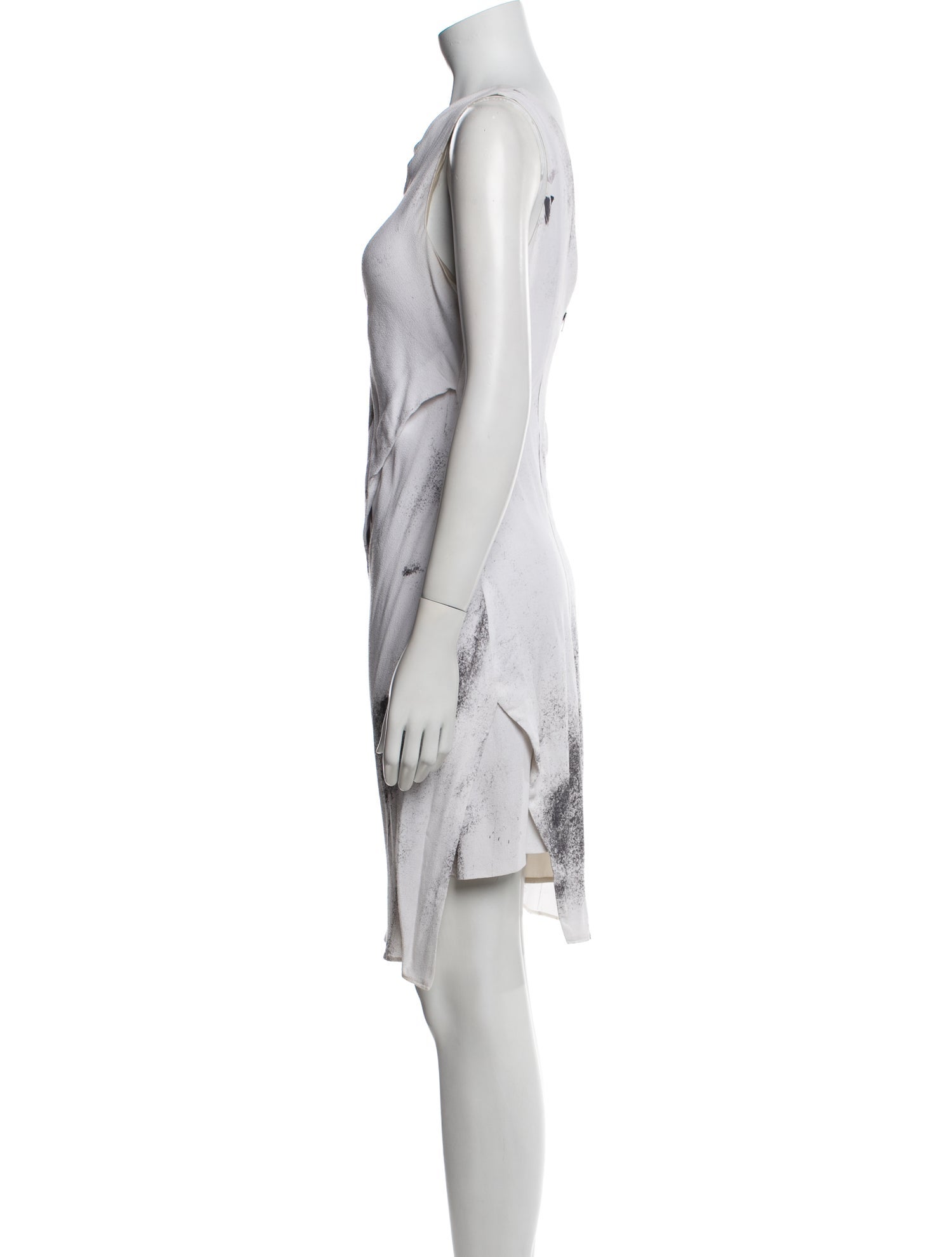 Helmut Lang Printed Knee-Length Dress