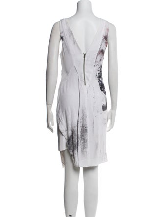 Helmut Lang Printed Knee-Length Dress