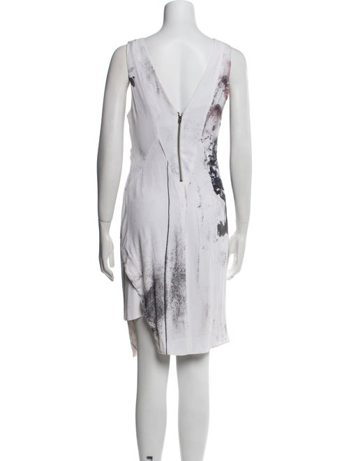Helmut Lang Printed Knee-Length Dress
