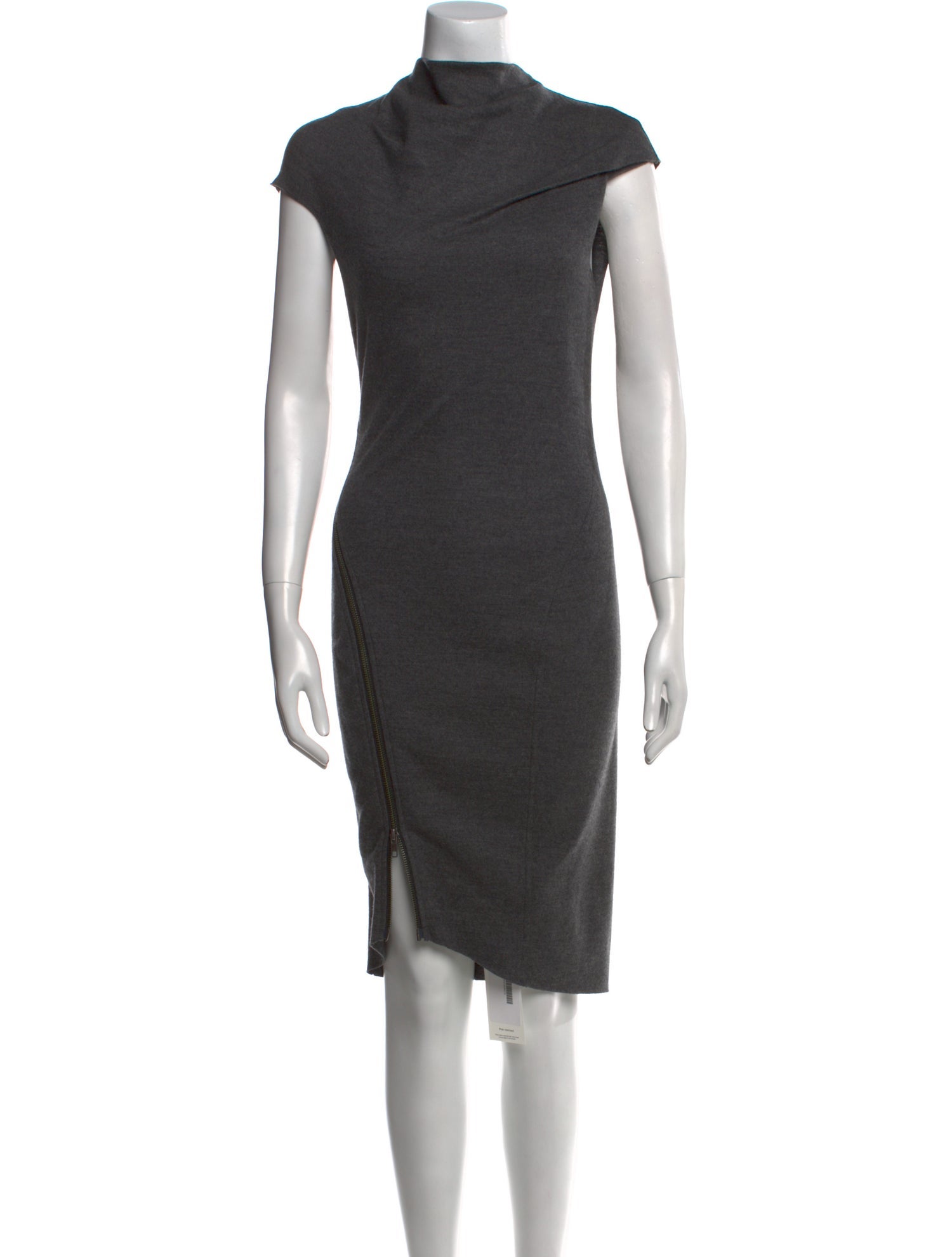 Helmut Lang Wool Midi Length Dress