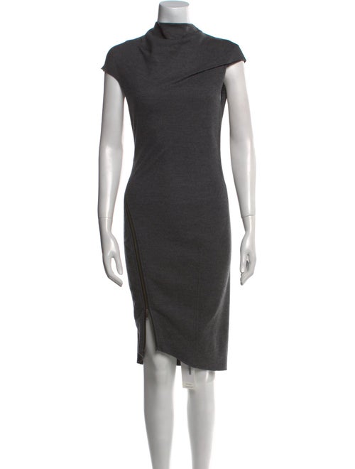 Helmut Lang Wool Midi Length Dress