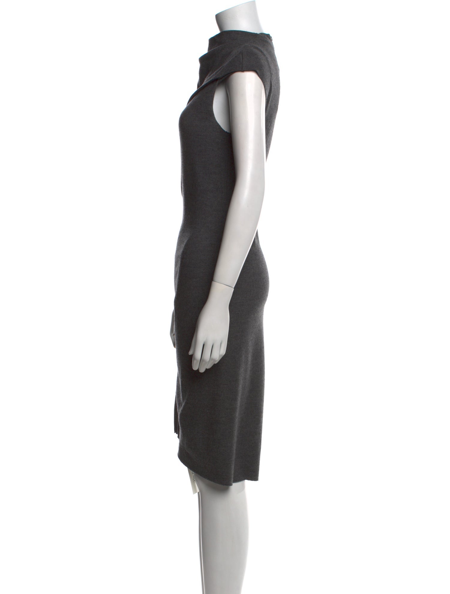 Helmut Lang Wool Midi Length Dress