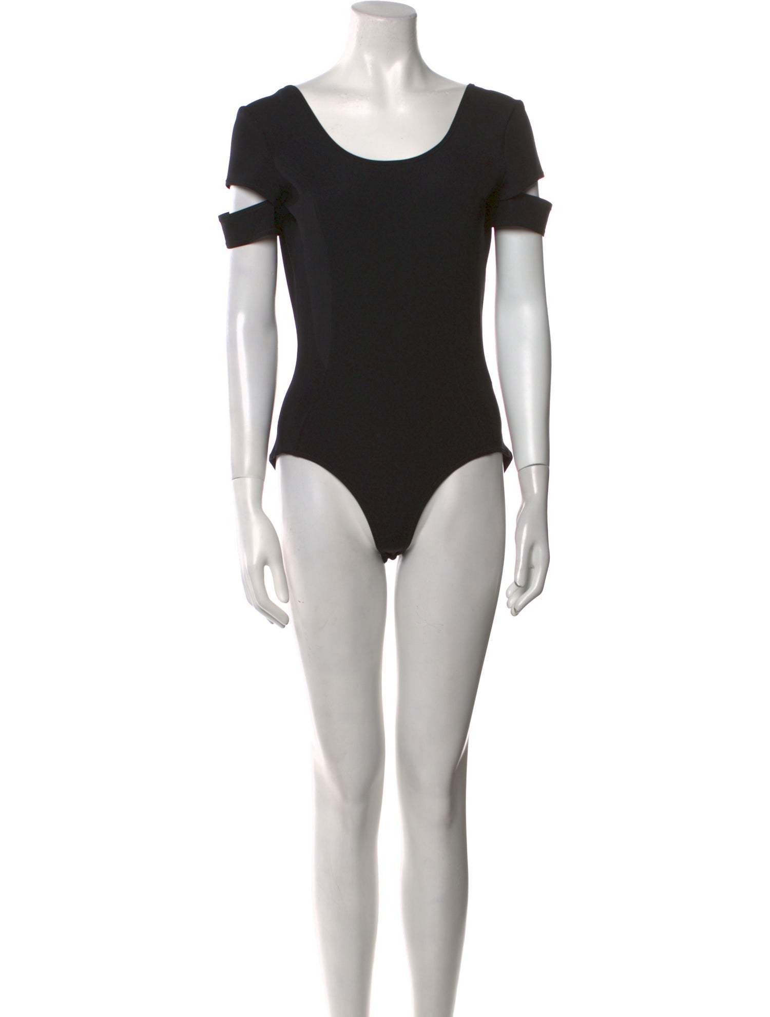 Helmut Lang Scoop Neck Short Sleeve Bodysuit