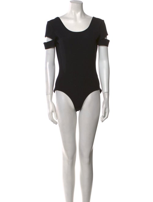 Helmut Lang Scoop Neck Short Sleeve Bodysuit