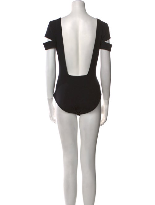 Helmut Lang Scoop Neck Short Sleeve Bodysuit