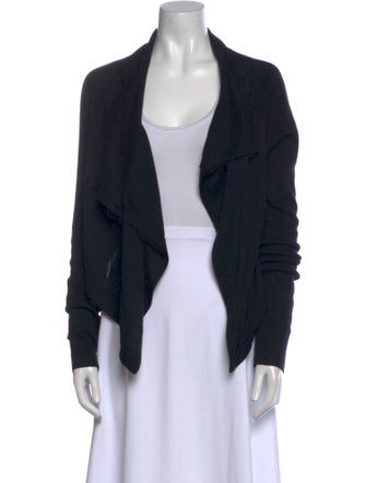 Helmut Lang Open Front Long Sleeve Bodysuit