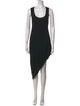 Helmut Lang Scoop Neck Midi Length Dress