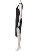 Helmut Lang Scoop Neck Midi Length Dress