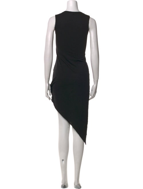 Helmut Lang Scoop Neck Midi Length Dress