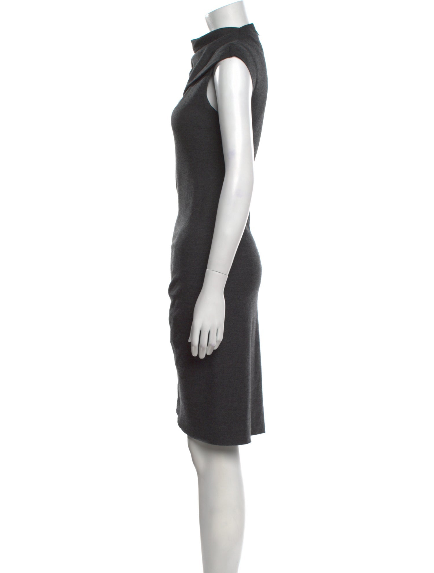 Helmut Lang Wool Knee-Length Dress