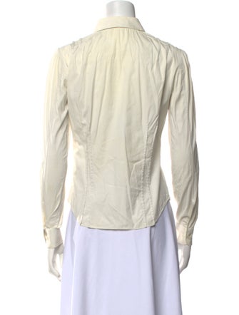 Helmut Lang Long Sleeve Button-Up Top
