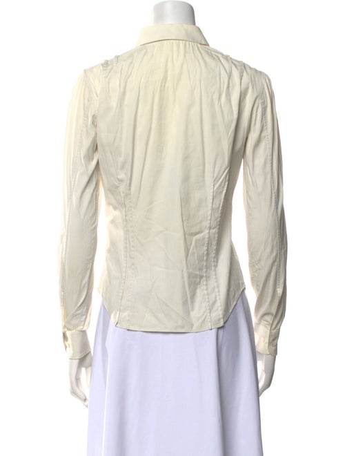 Helmut Lang Long Sleeve Button-Up Top