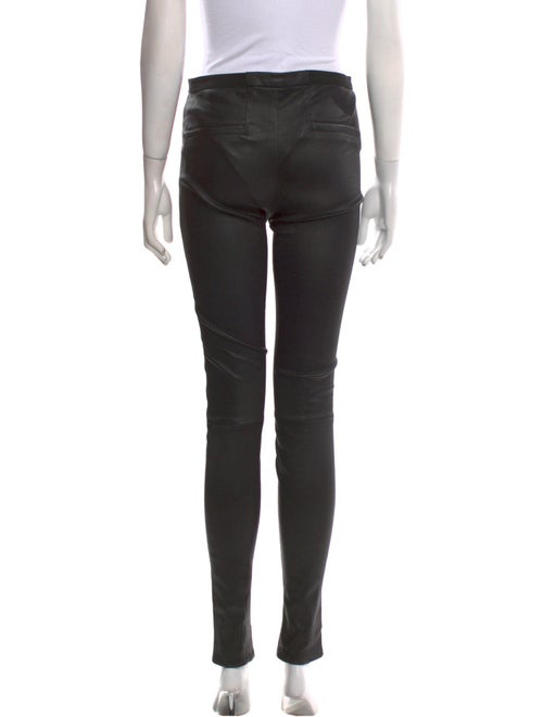 Helmut Lang Lamb Leather Skinny Leg Pants