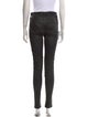 Helmut Lang Lamb Leather Skinny Leg Pants