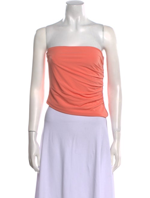 Helmut Lang Strapless Crop Top