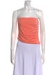 Helmut Lang Strapless Crop Top