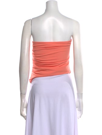 Helmut Lang Strapless Crop Top