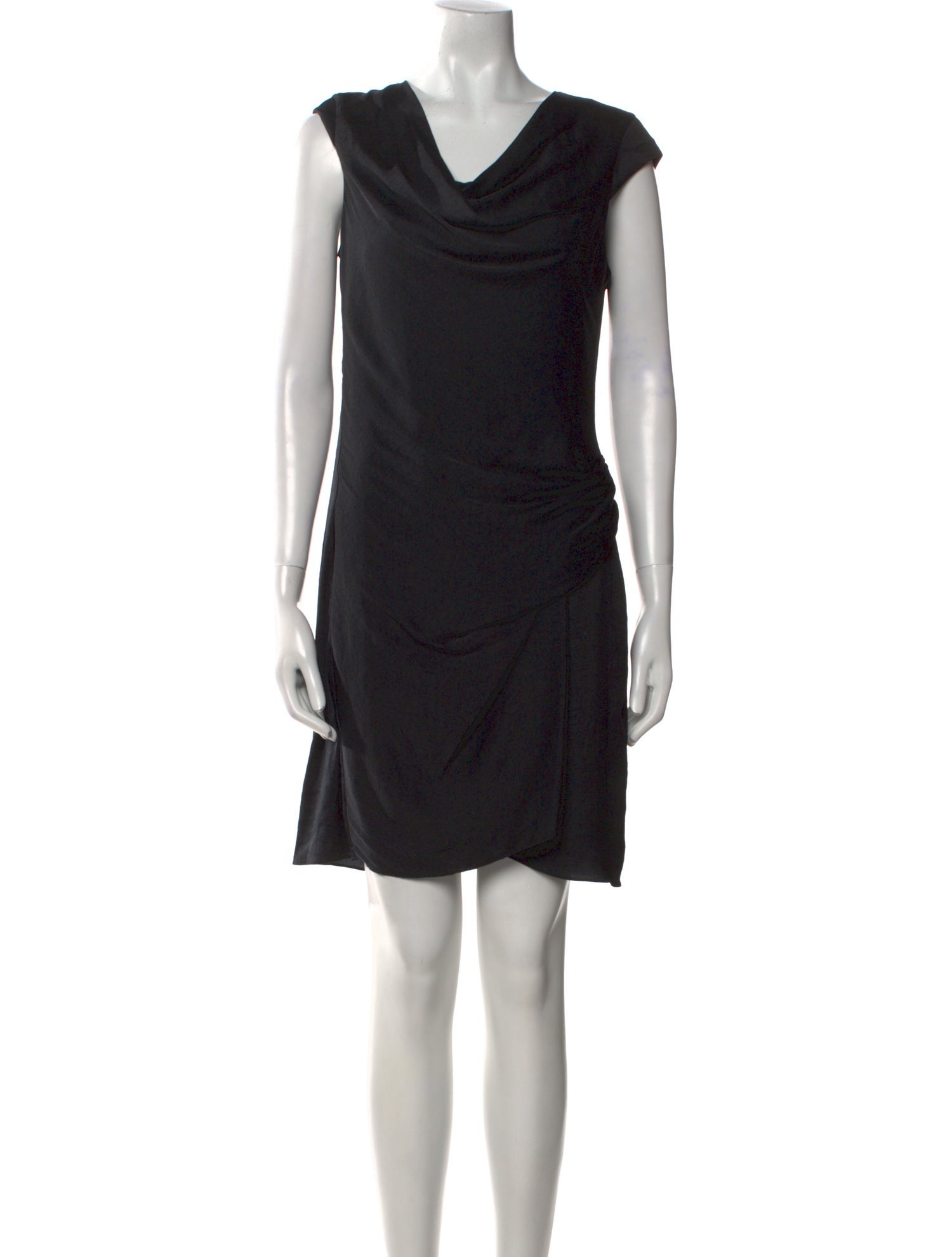 Helmut Lang Cowl Neck Mini Dress