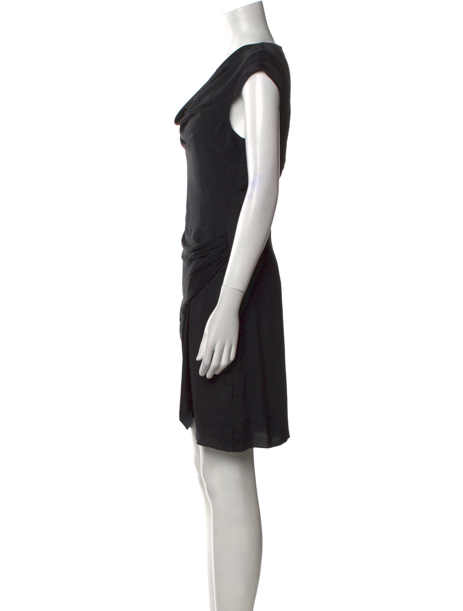 Helmut Lang Cowl Neck Mini Dress