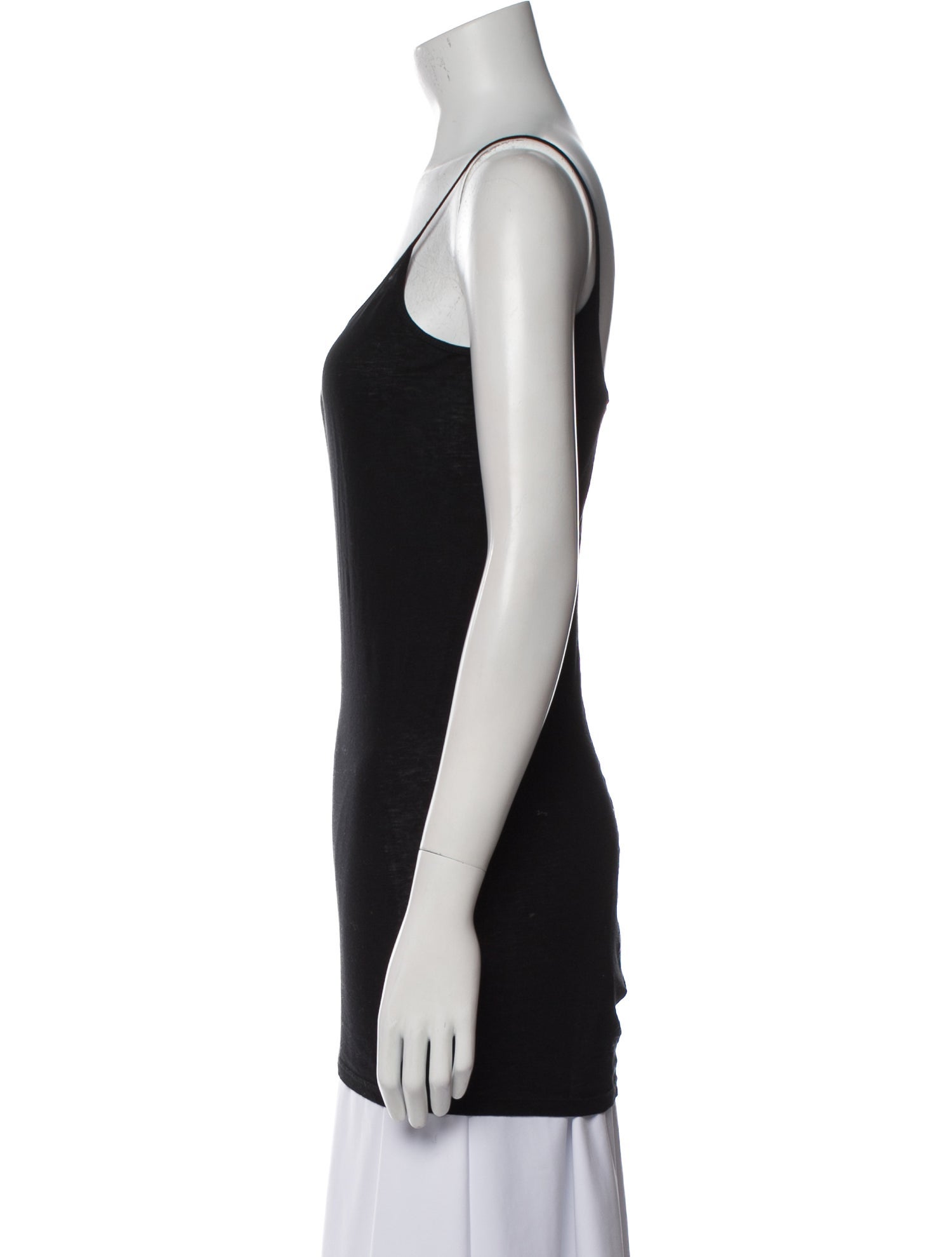 Helmut Lang Scoop Neck Sleeveless Top