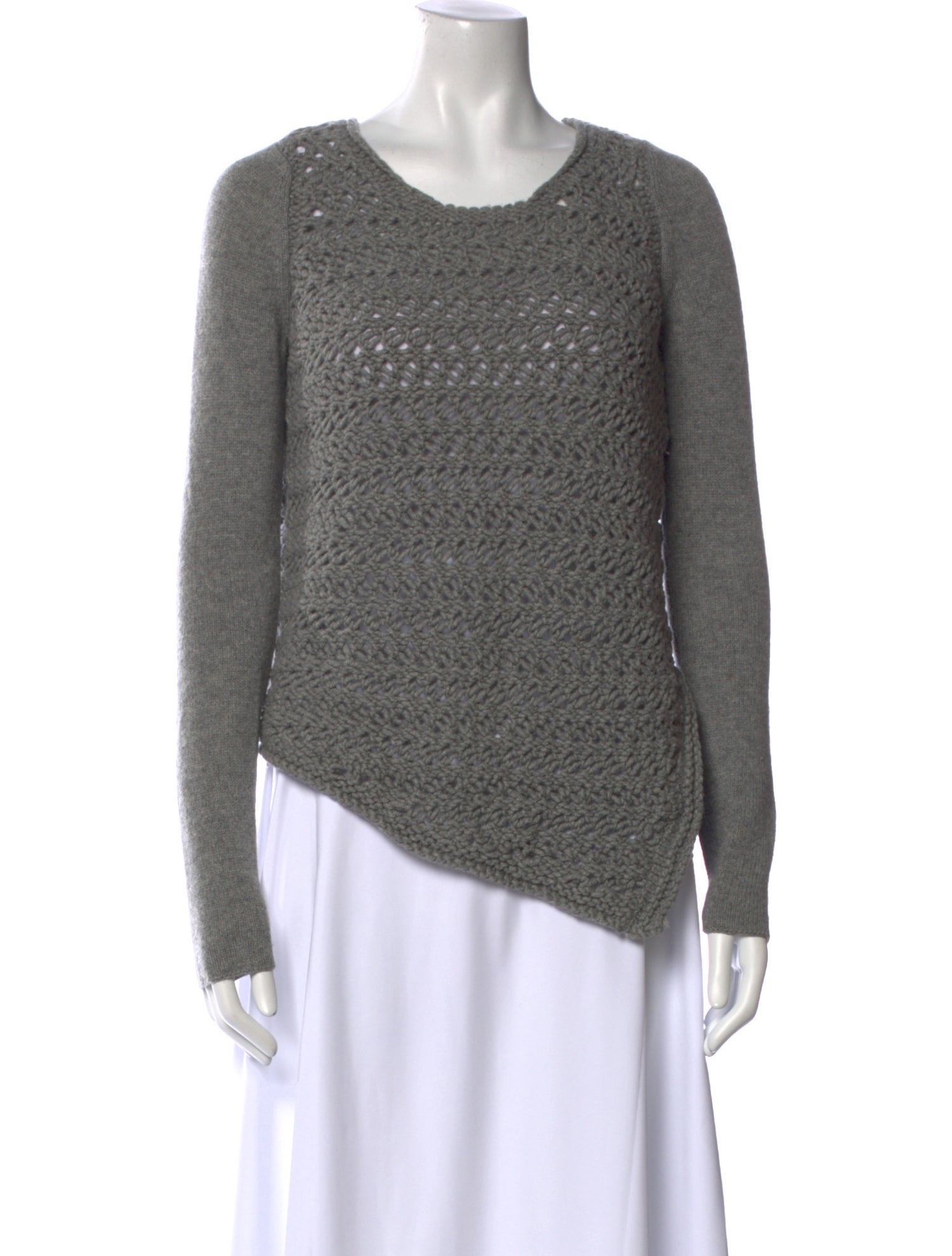 Helmut Lang Wool Scoop Neck Sweater