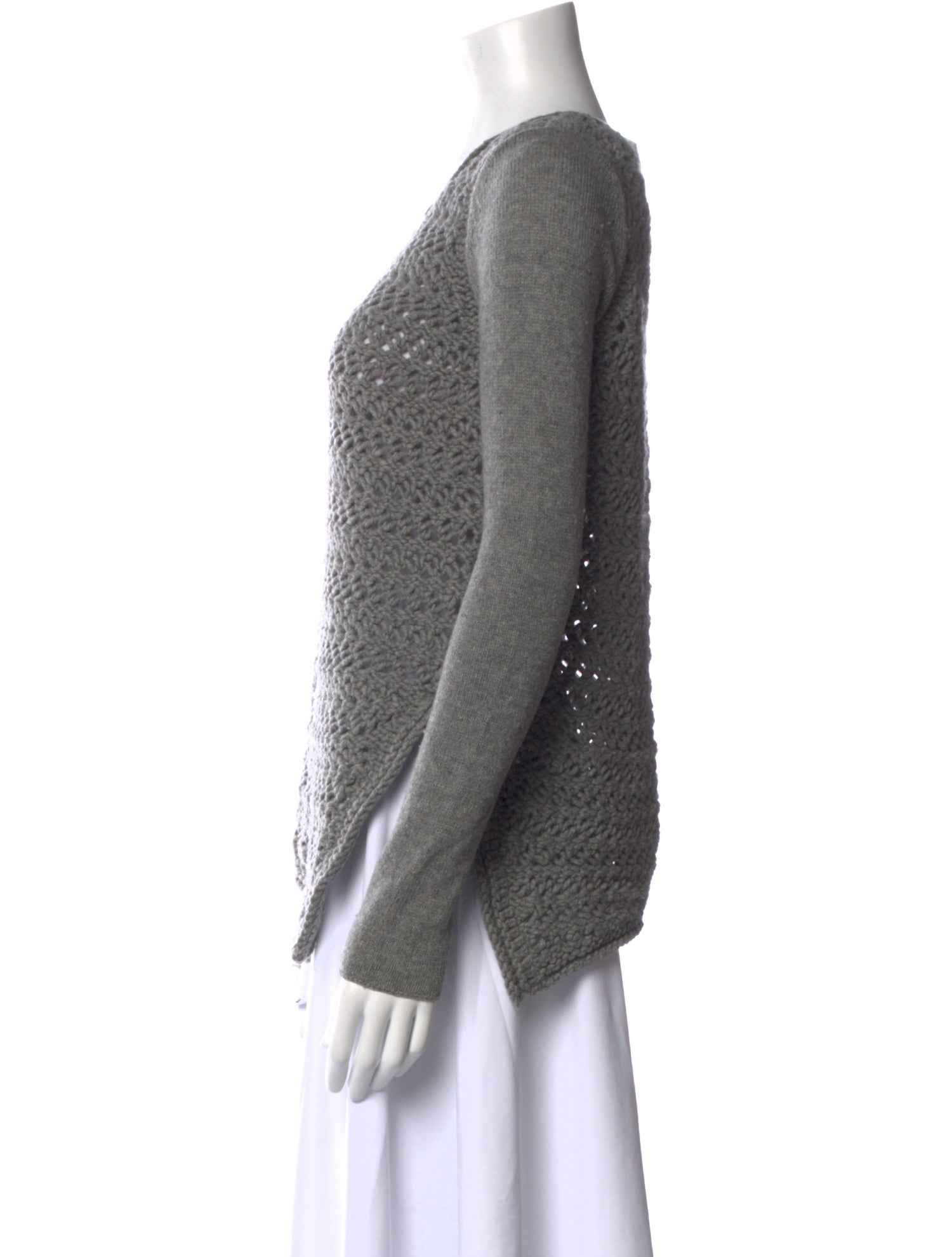 Helmut Lang Wool Scoop Neck Sweater
