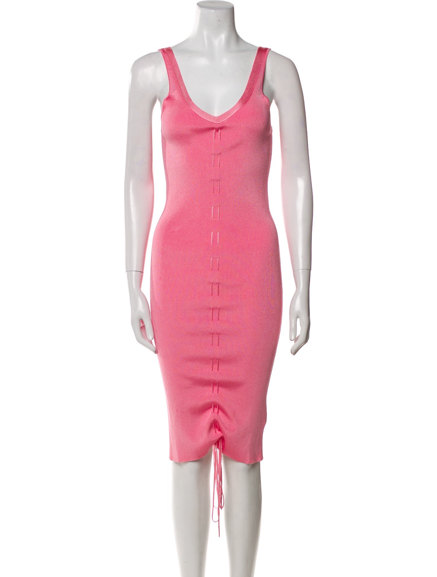 Helmut Lang Scoop Neck Mini Dress