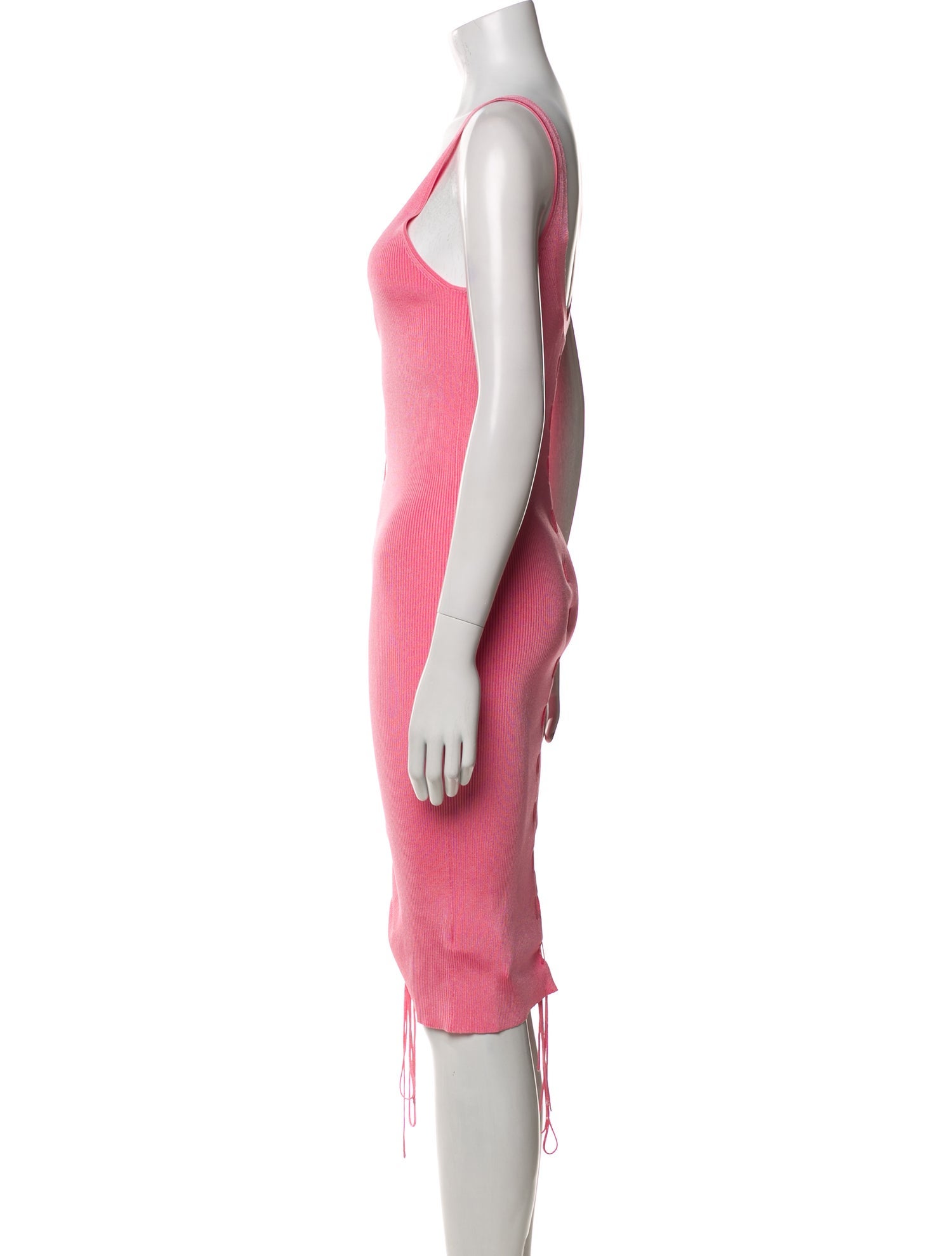 Helmut Lang Scoop Neck Mini Dress