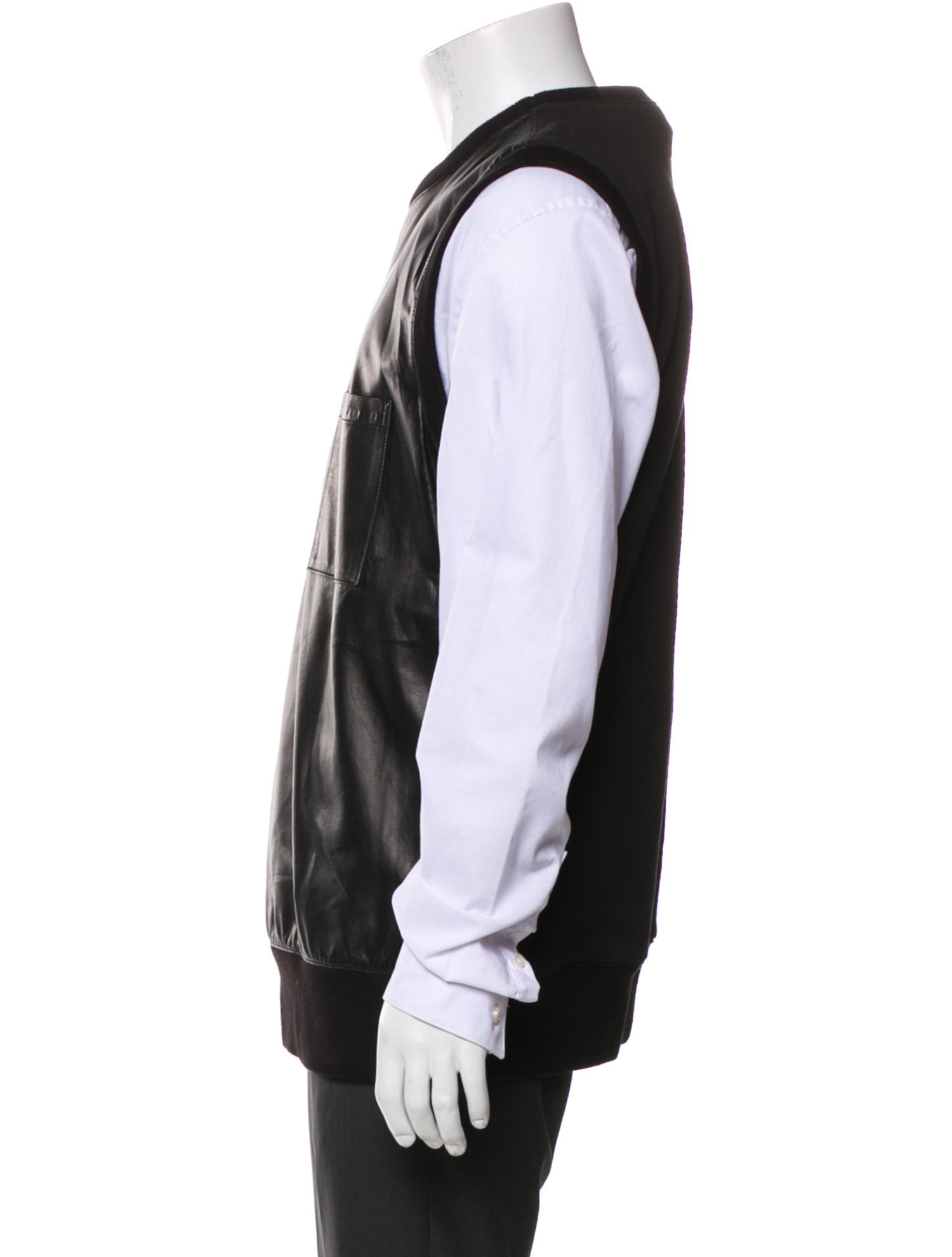 Helmut Lang Lamb Leather Vest w/ Tags