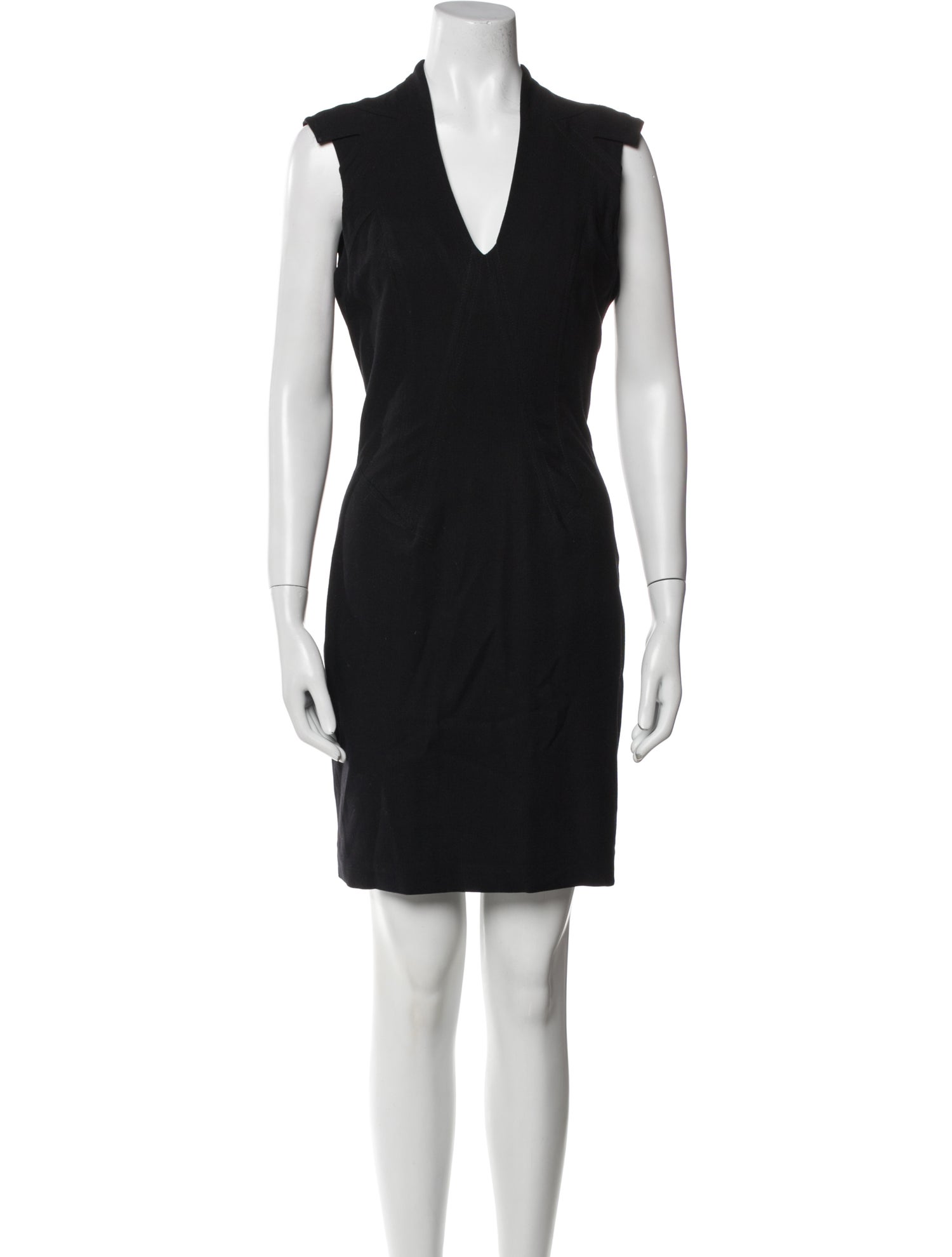 Helmut Lang Virgin Wool Mini Dress
