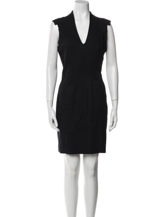 Helmut Lang Virgin Wool Mini Dress
