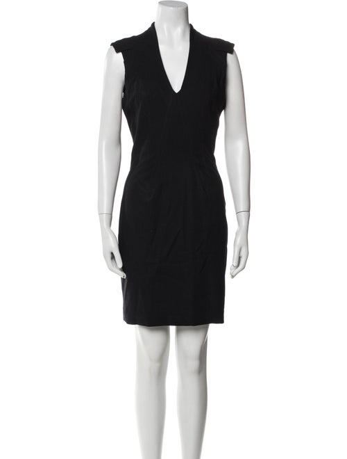 Helmut Lang Virgin Wool Mini Dress