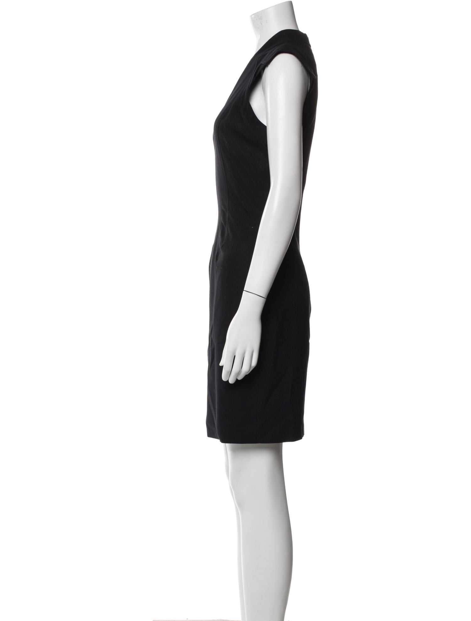 Helmut Lang Virgin Wool Mini Dress