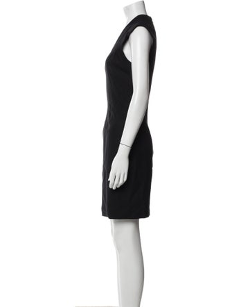 Helmut Lang Virgin Wool Mini Dress