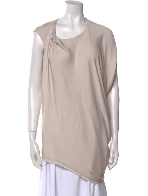 Helmut Lang Cowl Neck Short Sleeve Tunic