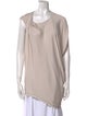Helmut Lang Cowl Neck Short Sleeve Tunic