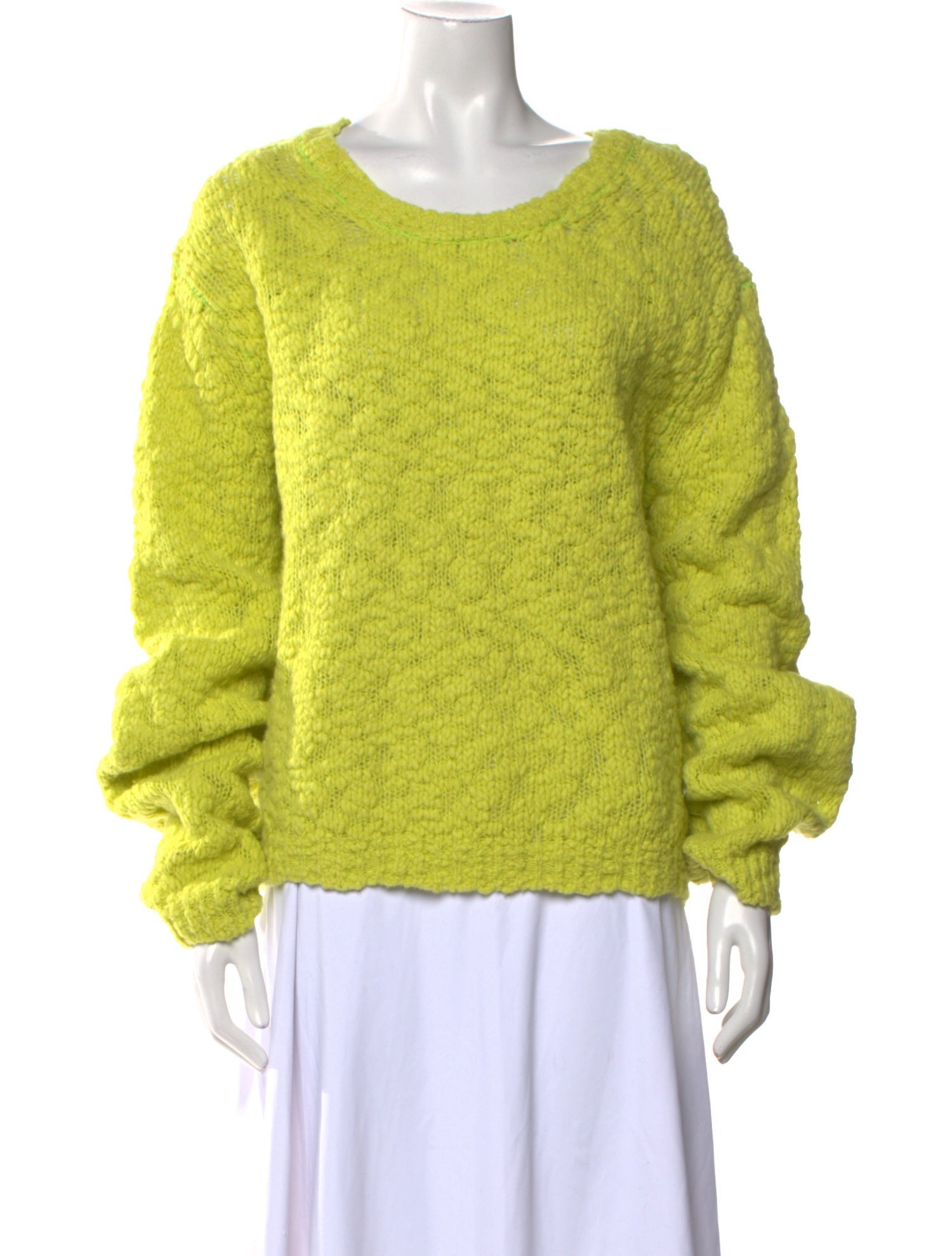 Helmut Lang Wool Scoop Neck Sweater