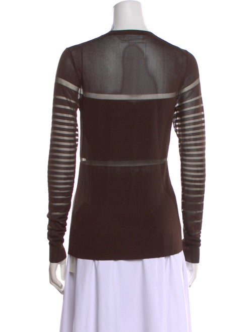Helmut Lang Crew Neck Long Sleeve Top