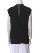 Helmut Lang Mock Neck Sleeveless Top