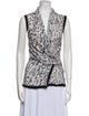 Helmut Lang Silk Printed Top