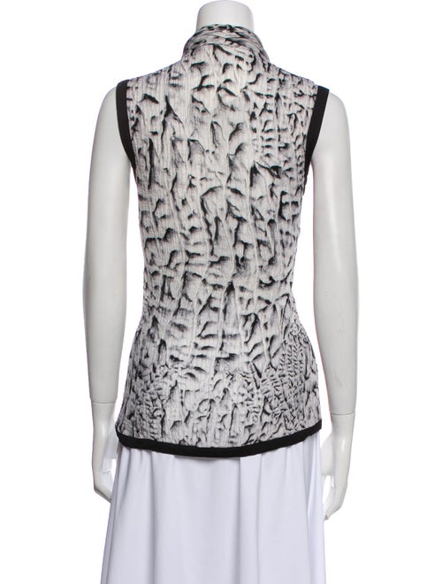 Helmut Lang Silk Printed Top